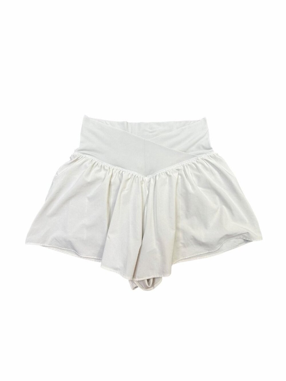 Offline by Aerie Real Me High Waisted White Athletic Shorts Women’s Medium